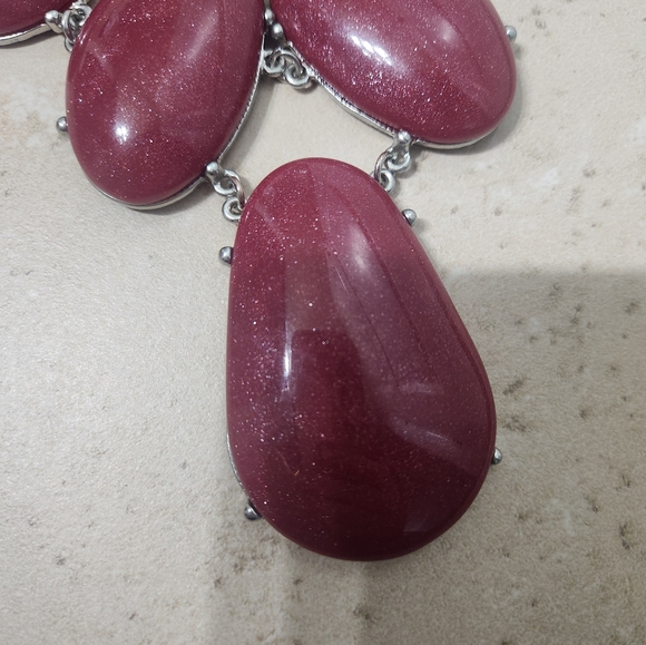 🌹 Beautiful maroon necklace from Versona - Picture 4 of 4